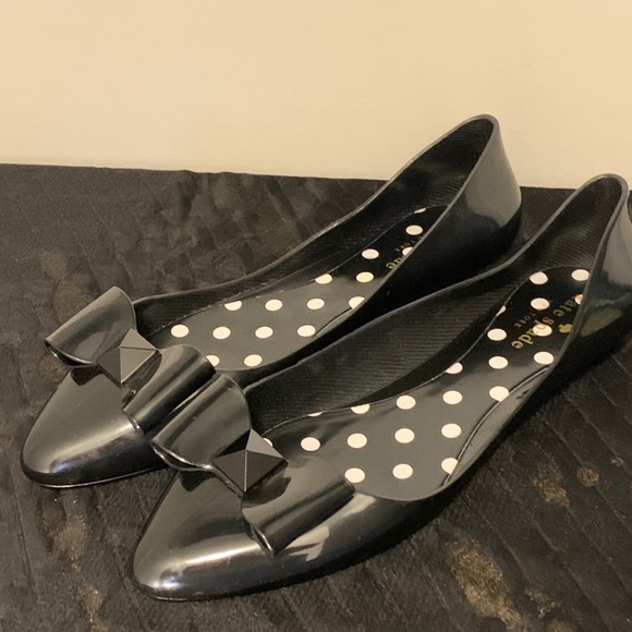 kate spade Shoes - Kate Spade Jelly Ballet Flats with Bow